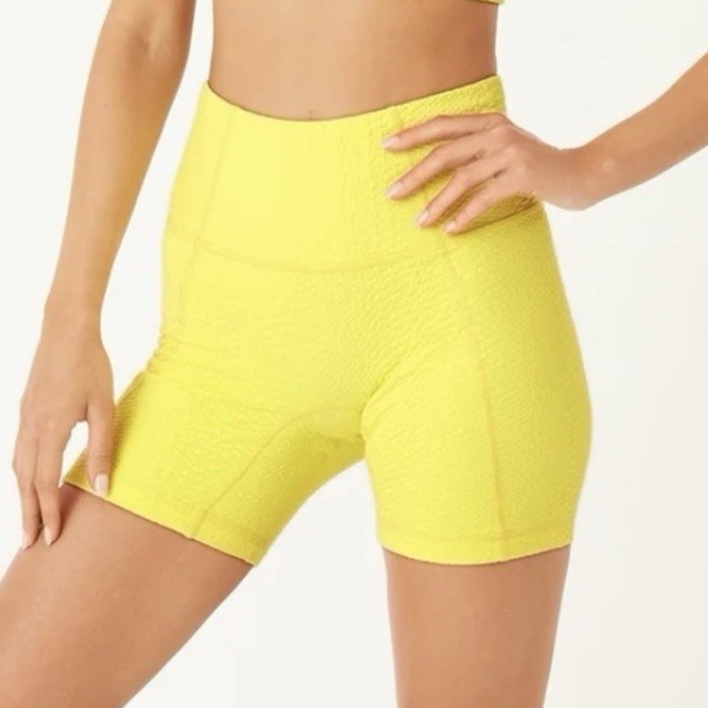 NWT Gigi C Mila Bike Biker Shorts Black - size M